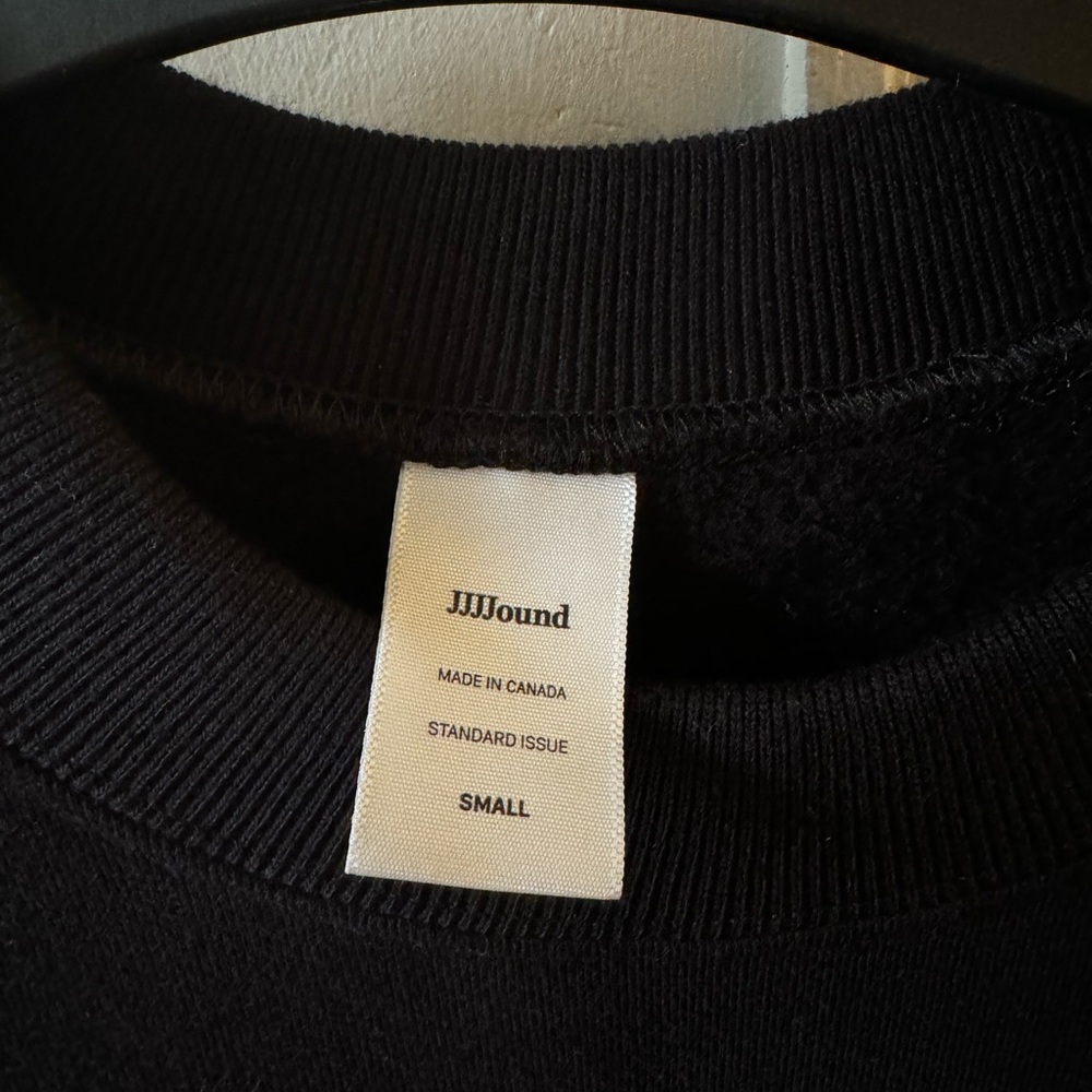 JJJJound Black Crewneck